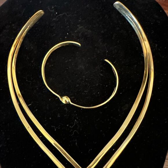 Vintage Heart Choker w/Bracelet - Picture 3 of 3